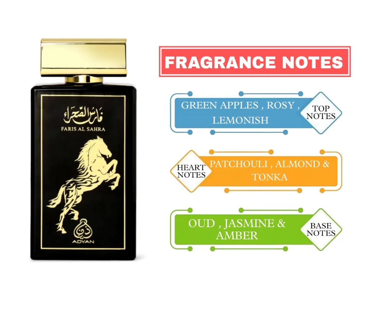 Faris Al Sahra Adyan 100 ml edp - Image 2