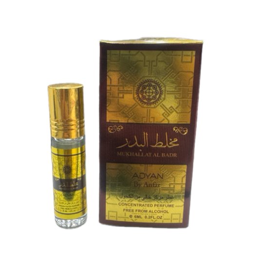 Mukhallat Al badar Adyan Attar 6 ml Oil